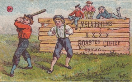 1886 McLaughlin Coffee Calendar Trade Card