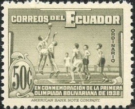 1939 Bolivarian Games Basketball Stamp.jpg