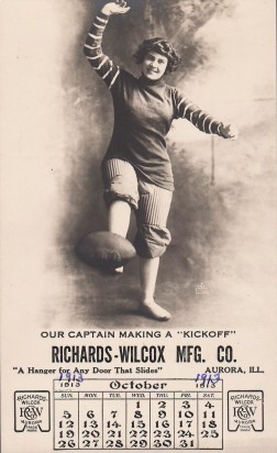 Richards-Wilcox Football Trade Card (1913)