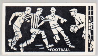 1938 Bocnal Silhouettes Football (Soccer)