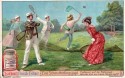Liebig Butterfly Chase Trade Card Tennis