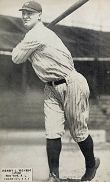 Lou Gehrig W461 1925 Exhibit Rookie Card
