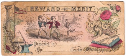 N. Orr Reward of Merit Baseball Card